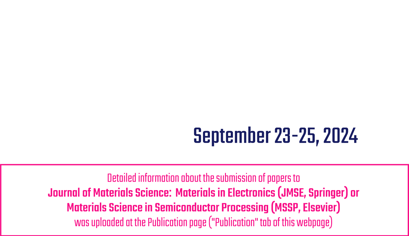 AMDP2024 - International Conference on the Advanced Materials Development and Performance 2024 | Tokushima, Japan | Session: September 23th - September 25th, 2024